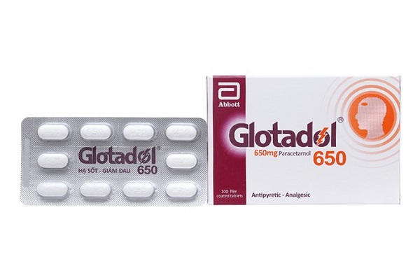 Thuốc hạ sốt Glotadol 650mg