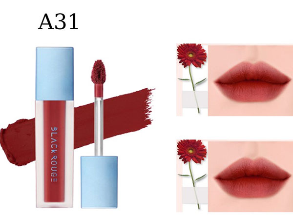 black-rouge-a31-la-mau-gi-6 Black Rouge Ver 6 A31 có chất son kem lì mịn đặc trưng