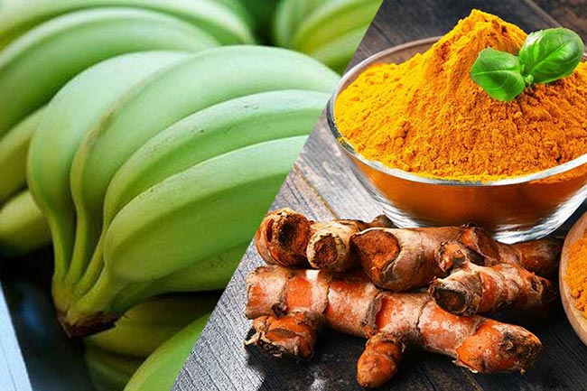 Kết hợp chuối xanh và mật ong