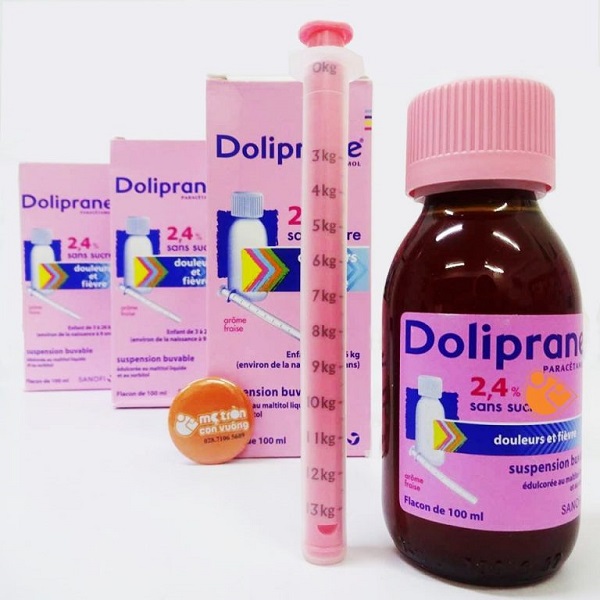 doliorane-ha-sot-phap Siro hạ sốt Doliprane 2,4%