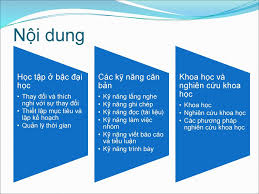 Xác định mục tiêu và nội dung học tập